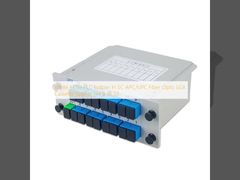 Witte FTTH-PLC Splitser in Sc APC/UPC Vezel Optische LGX Cassettesplitser 1x4 8 16 32