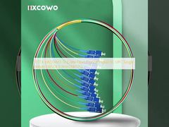 FTTX HXCOWO 12 kleurenvezel optische vlecht SC UPC enkele modus G657A 0,9 mm G652D