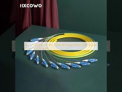 4G compatibele LC UPC Pigtail SM Single Mode Fiber Pigtails 0,9 mm LSZH-jasje