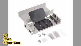 24 kern glasvezelbox voor wandmontage