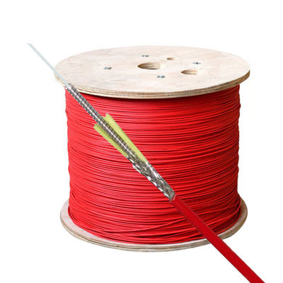 kopen Red Indoor Flame Retardant Jacket DTS Distributed Temperature Sensing Fiber Optic Cable online vervaardiging