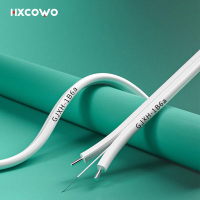 kopen SM G652D G657A GJXH Indoor Optical Fiber Cable With LSZH Jacket 2 Core online vervaardiging