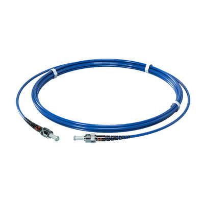 kopen FTTH PVC 3.0MM Single Mode G657A1 3M ST/UPC-ST/UPC Armored Fiber Optic Patch Cord online vervaardiging