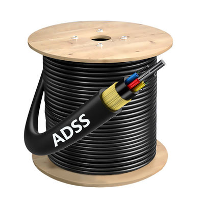 kopen Dielectric ADSS Fiber Optic Cable G652D G657A1 G657A2 Outdoor Aerial Fiber Optic Cable online vervaardiging
