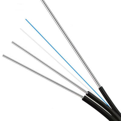 kopen 12 Core SM G655 Fiber Optic Cable GJYXCH Drop LSZH Telecom Comunication PE Jacket PVC online vervaardiging