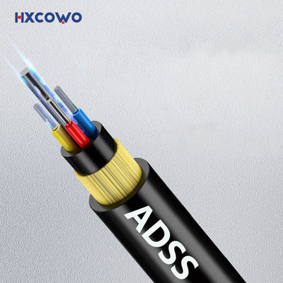 kopen Customized Singlemode Fiber Optic Cable 6/12/24/48/96Core ADSS Cable online vervaardiging
