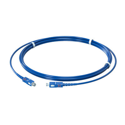 kopen Vibraat Type Single Fiber Single Mode Gepantserde Patch Cord SC-UPC/SC-UPC Blauw 9/125um online vervaardiging