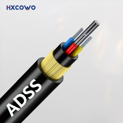kopen ADSS 80m 100m 120m 200m Span Aerial Fiber Cable G652D G657A1 G657A2 online vervaardiging