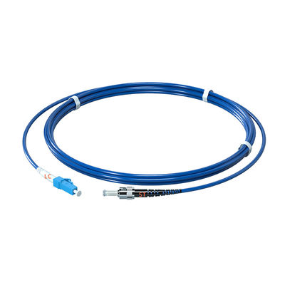 kopen SM LC/UPC tot ST/UPC Simplex gewapende glasvezel patch cord Gemakkelijk en snel installeren online vervaardiging