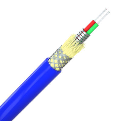 kopen 50/125 Flexible Spiral Steel Single Mode Armored Fiber Cable 2-288 Core online vervaardiging