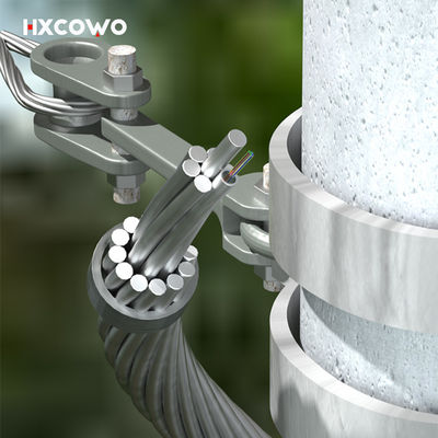 kopen OPGW High Voltage Flame Retardant Cable 48 Core Single Mode With Lightning Protection online vervaardiging