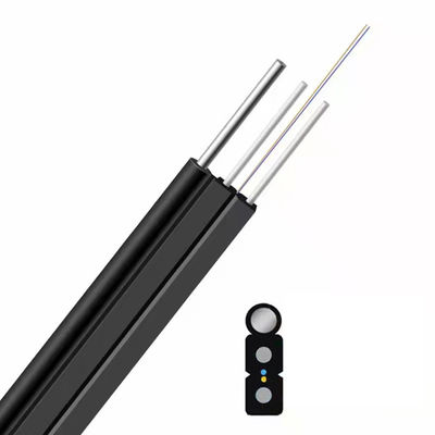 kopen 1F Customized Color Figure 8 Self-supporting Bow-type GJYXCH FTTH Flat Drop Outdoor Fiber Optic Cable online vervaardiging