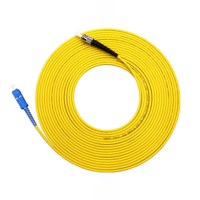kopen Customized Lengths 1m/2m/3m... 1 HXCOWO SM Simplex Armored Fiber Optic Cable Patch online vervaardiging