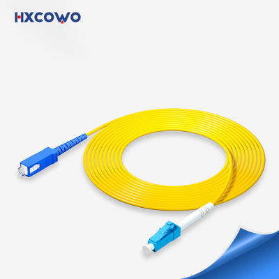 kopen SM geel jasje gepantserd vezelpatchsnoer HXCOWO SC/UPC-LC/UPC online vervaardiging