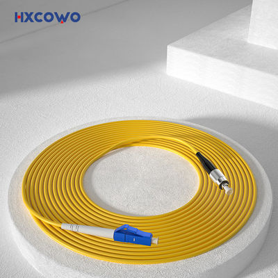 kopen LC FC Single Mode Simplex UPC/APC 0.9/2/3 MM Gewapende glasvezel patch cord PVC LSZH online vervaardiging