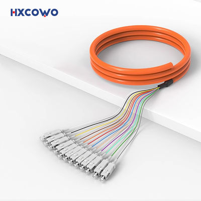 kopen Orange Telecommunication Fiber Optic Pigtail SC APC OM1 OM2 OM3 FTTH CATV online vervaardiging