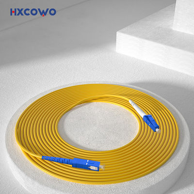 kopen HXCOWO LC SC/UPC Optical 1M Single Mode Single Core 3.0mm Fiber Cable Patch for FTTX online vervaardiging
