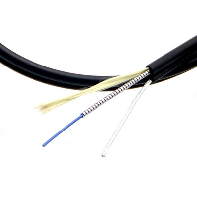 kopen G657A LSZH Aerial Figure 8 Drop Indoor Outdoor Armored Fiber 2-4 Core online vervaardiging