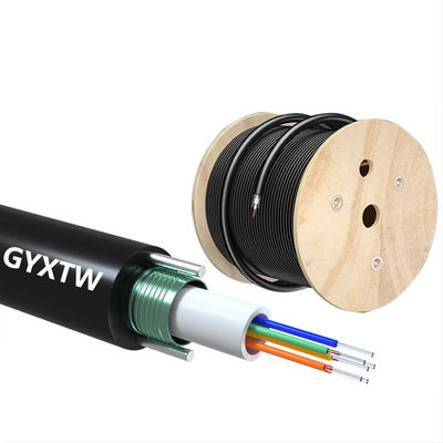 kopen G652D/G657A1/G657A2 Fiber Type Outdoor Fiber Optic Cable for HXCOWO SM 2/4/6/ Core GYXTW online vervaardiging