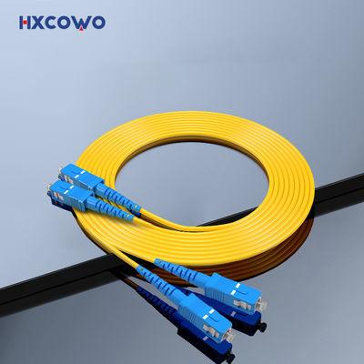 kopen 2 Core SC/UPC-SC/UPC Duplex Multi-Mode Single Mode 9/125 2.0mm 0.5M Fiber Optic Cable Patch online vervaardiging