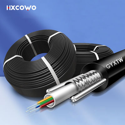 kopen High Speed Armored Single Mode Fiber G657A1 G657A2 Outdoor Armored Fiber Optic Cable online vervaardiging