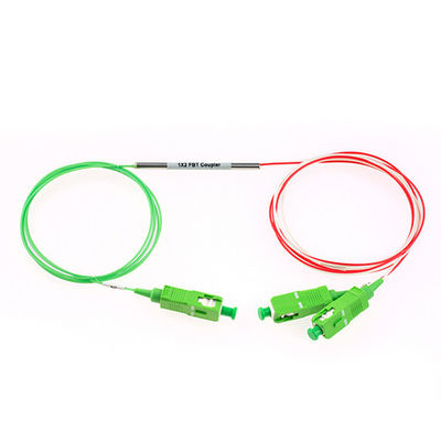 kopen FTTH FTTX HX 1x2 PLC Splitter LC SC ST FC 1260nm-1650nm Fiber Optic Cable Splitter online vervaardiging