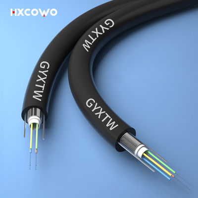 kopen GYXTW Armoured Fiber Optic Cable HXCOWO Singlemode Self Supporting online vervaardiging