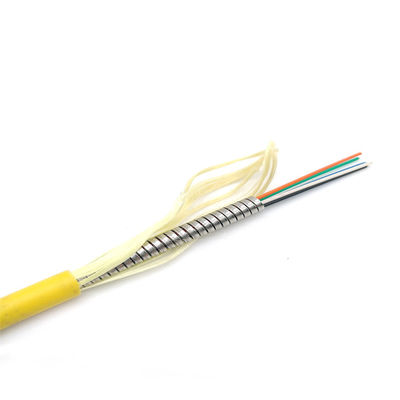 kopen 6C G657A2 LSZH PE PVC Anti Rodent Armoured Fiber Cable With 6 Conductors online vervaardiging