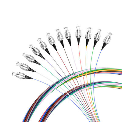 kopen G657 12Color 0.9mm 1.5M Fiber Optic Pigtail for FTTX Wavelength 850nm/1310nm/1550nm online vervaardiging