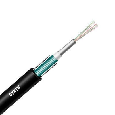 kopen GYXTW 2 Core FTTH Single Mode Outdoor Armored Fiber Optic Cable voor netwerksignaal online vervaardiging
