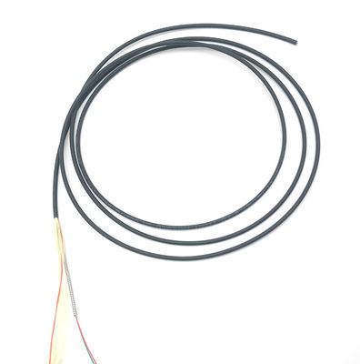kopen SM G657A2 Indoor Armored Fiber Optic Cable Tight Duplex LSZH Black Anti Rodent online vervaardiging