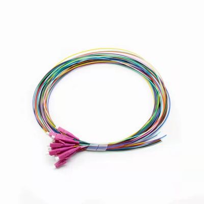 kopen 12 Cores LC UPC Fiber Optic Pigtail Multimode G657A1 FTTH Pigtail For Network Connections online vervaardiging