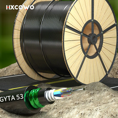 kopen G652D/G657A1/G657A2 Fiber Optic Cable GYTA53 6-288 Core for Telecom Comunication online vervaardiging