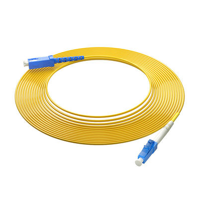 kopen HXCOWO Supply Fiber Optic Patch Cord SC/UPC-LC/UPC SM SX 3.0mm LSZH for Your Requirement online vervaardiging