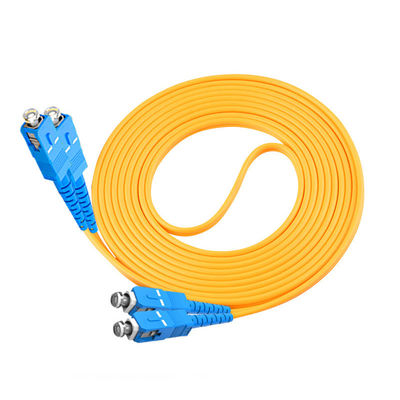 kopen SC/UPC-SC/UPC Duplex Multimode OM3 Jumper Cable Fiber Optic Patch Cord voor netwerken online vervaardiging
