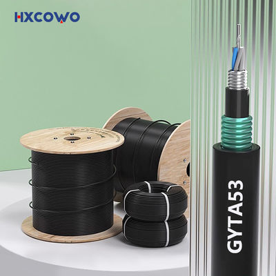 kopen Double Jacket Direct Burial Fiber Cable GYTA53 Outdoor Fiber Optic Cable online vervaardiging