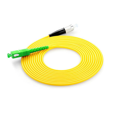 kopen PVC LSZH Fiber Optic Cable Patch SC FC LC ST Connector Type HXCOWO G652D G657A APC UPC online vervaardiging