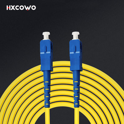 kopen FTTH Armored Fiber Optic Patch Cable G652D G657A1 G657A2 HXCOWO SC SC UPC APC online vervaardiging