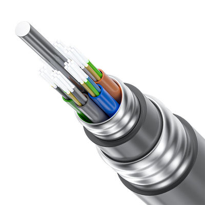 kopen GYTA53/GYTA/GYTS Black Outdoor Fiber Optic Cable For Underground Direct Buried Duct online vervaardiging