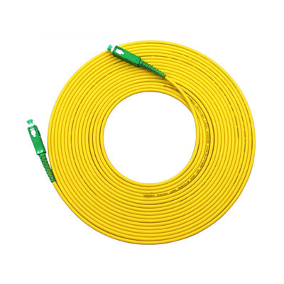 kopen HXCOWO SM G652D 2.0mm PVC Simplex Fiber Patch Cord in Custom Length with SC/APC Connector online vervaardiging