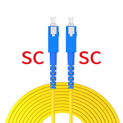 kopen 1core Fiber Optic Patch Cord SC To SC UPC/APC 2.0mm/3.0mm G652D/G657A for in FTTH online vervaardiging