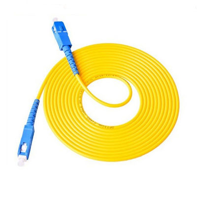 kopen G652D/G657A1/G657A2/OM1/OM2/OM3/OM4 Fiber Optic Drop Patchcord With SC-SC Connector online vervaardiging