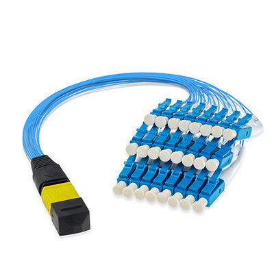 kopen Networking Solution 72 Fibers OM4 50/125 Multimode MPO Trunk Cable with Custom Length online vervaardiging