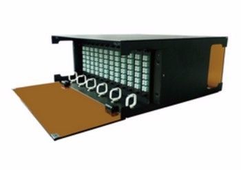 kopen MTP MPO Chassis 4U glasvezel patchpaneel MPO glasvezelcassette zwart online vervaardiging