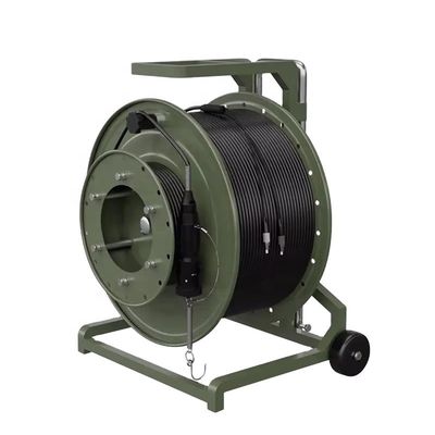 kopen Military Grade Tfoca Fiber Optic Cable Tactical Fiber Reel For Harsh Environments online vervaardiging