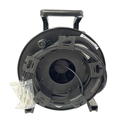 kopen LSZH Jacket Tactical Fiber Optic Cable Zwart Militair Tactical Cable online vervaardiging