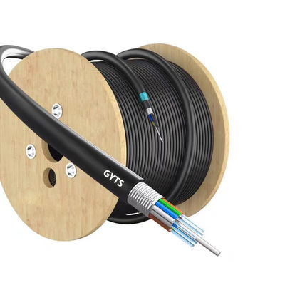 kopen Underground Armored Fiber Optic Cable with ITU G652D/G657A/OM1-OM4 Fibers Compliant with YD/T901-2009 & IEC 60794-1 Standards online vervaardiging