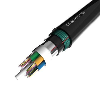 kopen GYFTA53 Double Armored Fiber Optic Cable with 2-288 Cores Loose Tube Stranded Design for Direct Burial Applications online vervaardiging