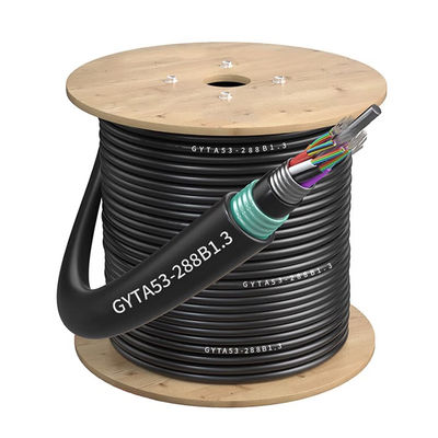 kopen Outdoor Armored Fiber Optic Cable GYTA53 2~216core 1km Unarmed for Telecom Communication online vervaardiging