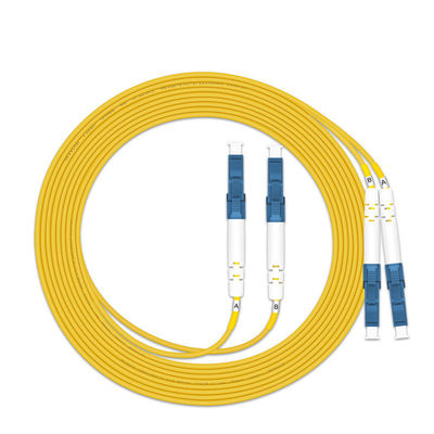 MM OM3 2mm/3mm Duplex LC/UPC glasvezel patch kabel voor aangepaste kleuren Voordeel